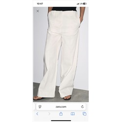 ZW COLLECTION HIGH-WAIST WIDE-LEG JEANS