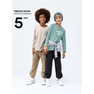 PACK OF 2 PRINTED T-SHIRTS