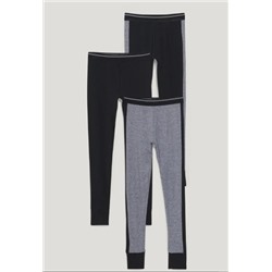 Multipack 3er - Lange Unterhose - Bio-Baumwolle