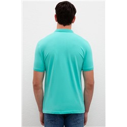 Erkek Mint Basic Polo Yaka Tişört