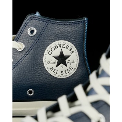 Кожаные высокие кеды Convers*e Chuck 70s ❤️