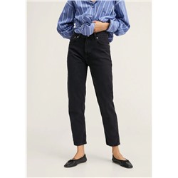 Vaqueros mom tiro alto -  Mujer | MANGO OUTLET España