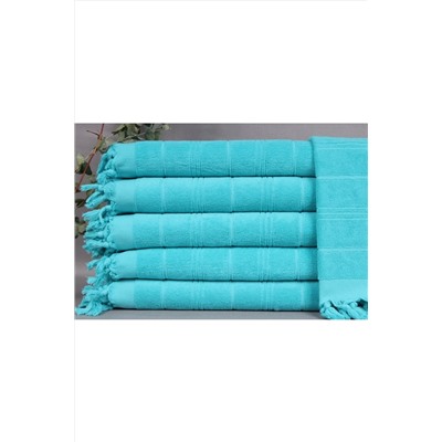 Kayra Export, Peştemal Koyu Mint 45x100 Cm Havlu, Bir Yüzü Havlu Şeklindedir, Küçük Boy Mutfak Havlusu