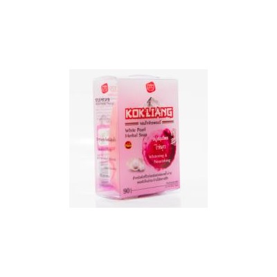 Мыло с травами и жемчужной пудрой White Pearl от Kokliang 90 гр / Kokliang White Pearl Herbal Soap 90gr