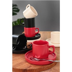 Keramika Mix Mat Stackable Çay Takımı 12 Parça 6 Kişilik TC038212FM89A000000MATCS00