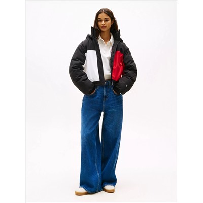 Flag Cropped Puffer