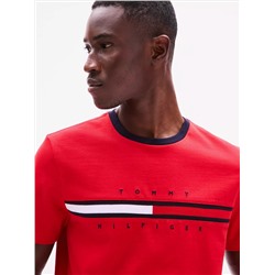 Embroidered Flag Logo T-Shirt