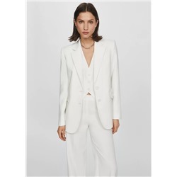 Americana traje recta
