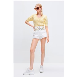 Camiseta Amarillo claro