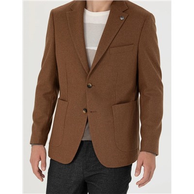 Kiremit Slim Fit Ceket