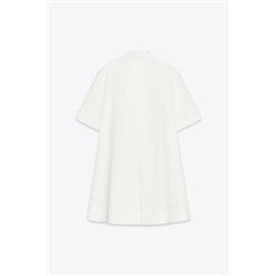 ZW COLLECTION POPLIN SHORT DRESS