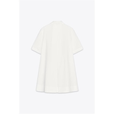 ZW COLLECTION POPLIN SHORT DRESS