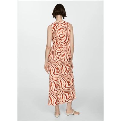 Top estampado lazo