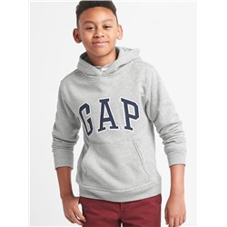Logo fleece hoodie