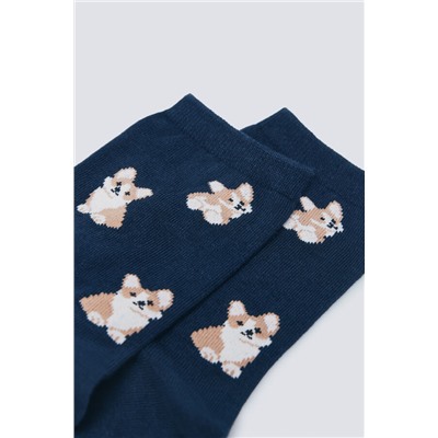 Calcetín largo liebres