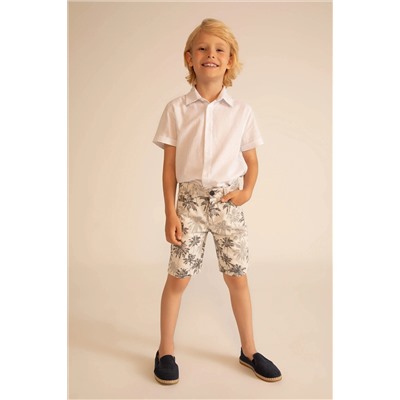 Erkek Çocuk Regular Fit Gabardin Şort