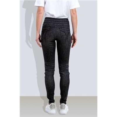 Vaquero slim de tiro alto Negro
