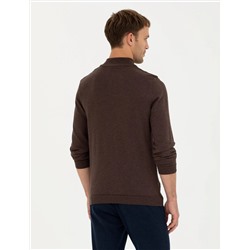 Kahverengi Slim Fit Kazak
