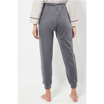 Pantalón de pijama polar - Gris
