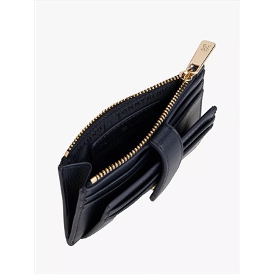Tommy Logo Pebbled Card Holder