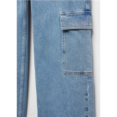 Jeans loose cargo bolsillos
