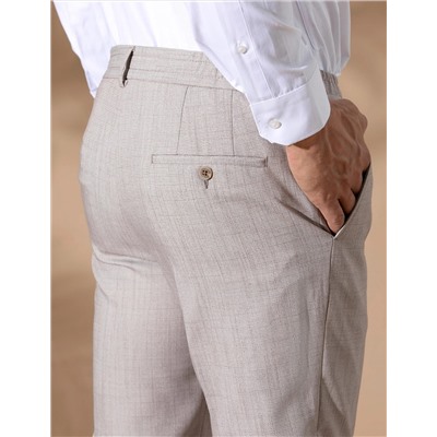 Açık Kahverengi Ex. Slim Fit Kumaş Pantolon