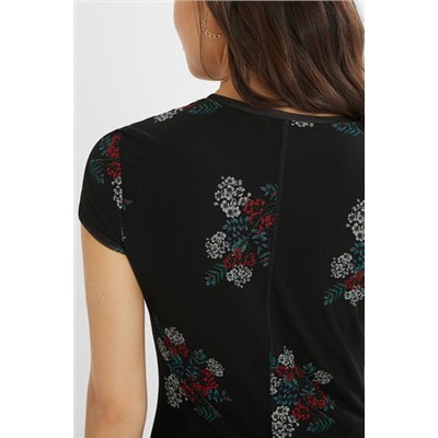 Vestido midi doble capa