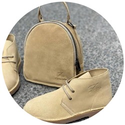 AB.Z. SAFARY Camel+AB.Z · Pelle · mochila serraje (610) Arena