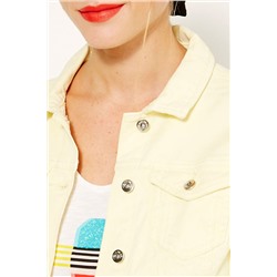 Chaqueta vaquera Amarillo pastel
