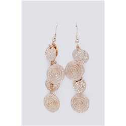 Pendientes monedas cascadas