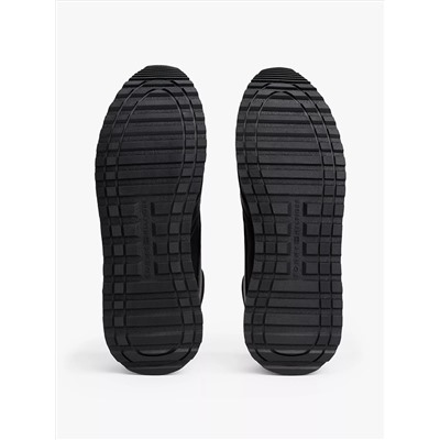 Leather-Mix Runner Sneaker