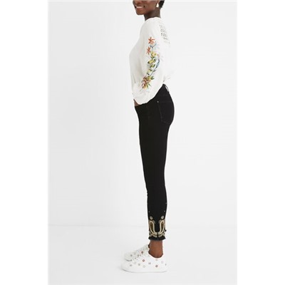 Pantalón tejano skinny tobillero