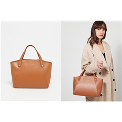Bolso de piel Parl Camel