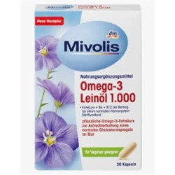 Omega-3 Leinöl 1.000, Kapseln 30 St., 46,6 g