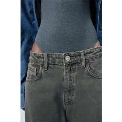 TRF MID-RISE BAGGY BALLOON JEANS