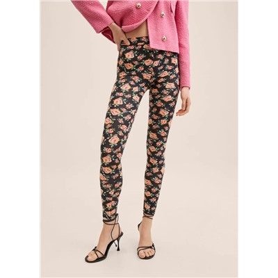 Leggings estampado floral -  Mujer | MANGO OUTLET Melilla