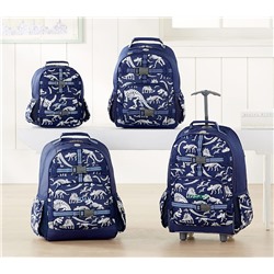 Mackenzie Blue Dino Glow-In-The-Dark Backpacks