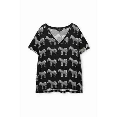 Camiseta manga corta zebras