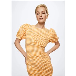 Vestido cuadro vichy -  Mujer | MANGO OUTLET España