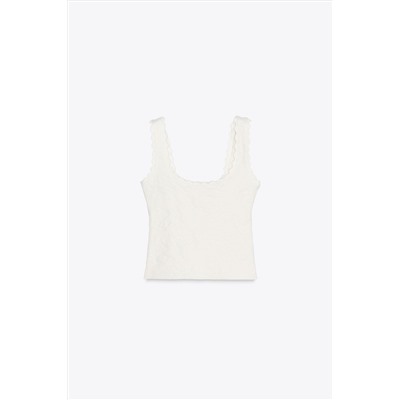 TOP JACQUARD STRETCH