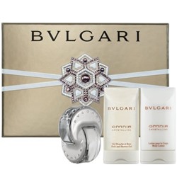 BVLGARI OMNIA CRYSTALLINE edt (w) 40ml + 75ml b/l + 75ml sh/g