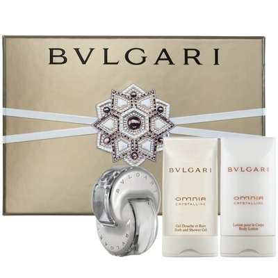 BVLGARI OMNIA CRYSTALLINE edt (w) 40ml + 75ml b/l + 75ml sh/g