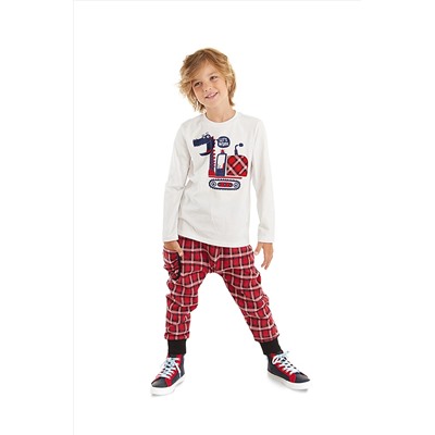 DenokidsLet's Work Erkek Çocuk T-shirt Pantolon Takım