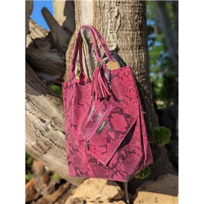 PELLE - Shopper PITON FUXIA АКЦИЯ