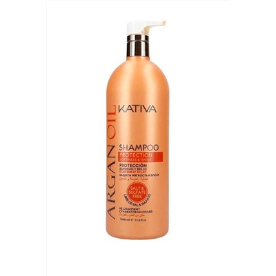 Champú protector con aceite de argán - Cabello dañado - 1 l
