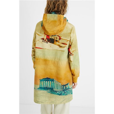 Parka capucha 100% algodón