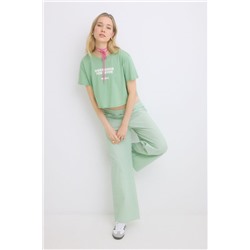 Pijama 100% algodón cuadro vichy verde