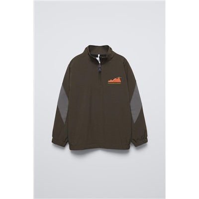 CONTRAST SPORTY TECHNICAL SWEATSHIRT