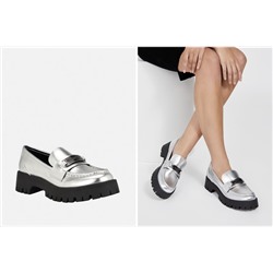 Apply Faux-Leather Logo Loafer