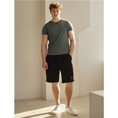 Футболка slim fit  из премиального хлопка с эластаном